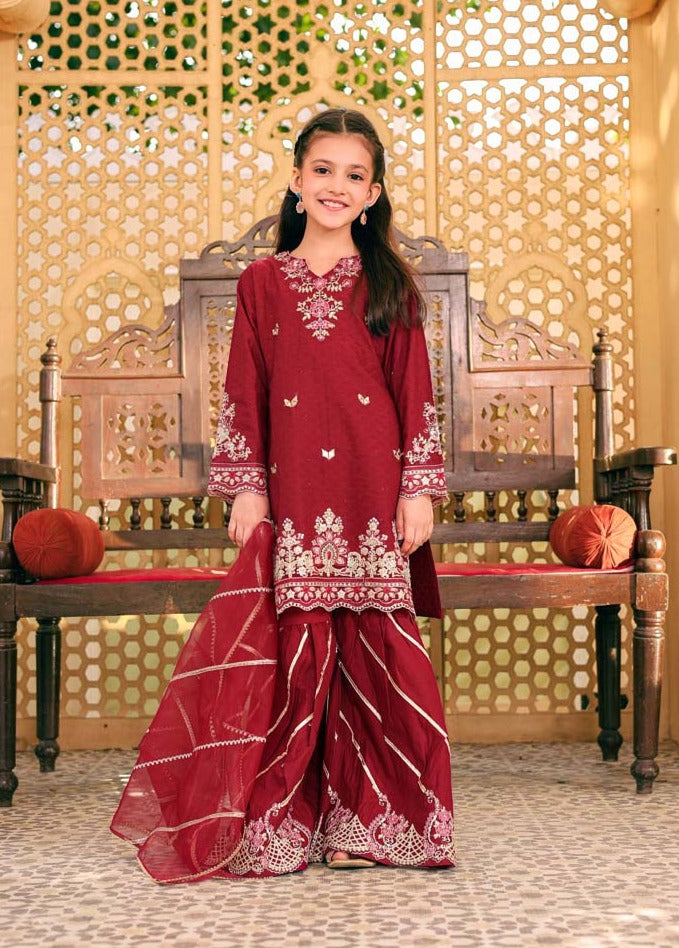 Ally's Mummy & Me Eid Girls Outfit with Gharara AL886K