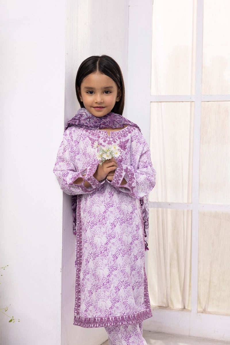 Ethnic Inspired Mummy & Me Kids 3 Piece Outfit Lilac