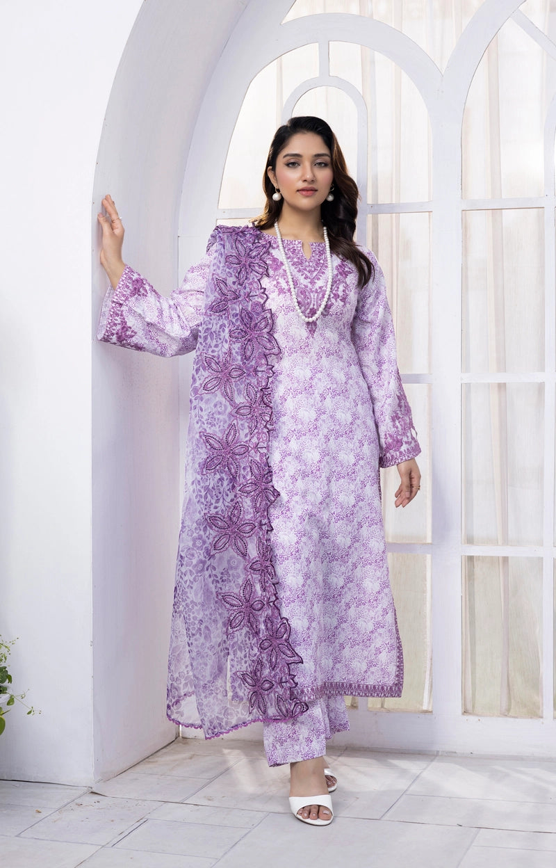 Ethnic Inspired Mummy & Me Ladies 3 Piece Outfit Lilac