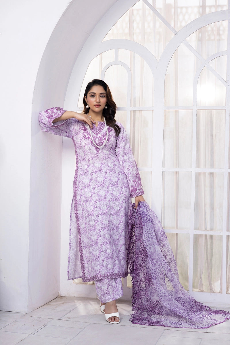 Ethnic Inspired Mummy & Me Ladies 3 Piece Outfit Lilac