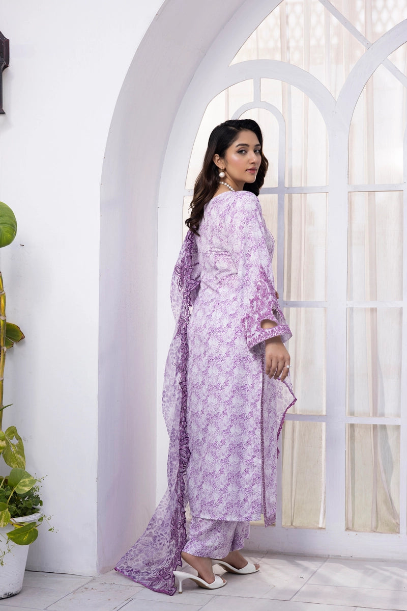 Ethnic Inspired Mummy & Me Ladies 3 Piece Outfit Lilac