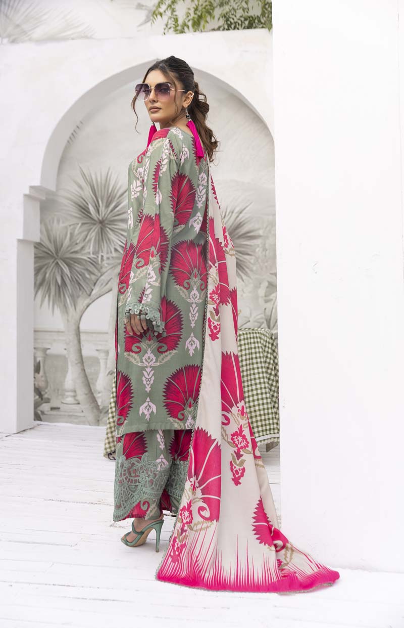 Maria B Inspired 3 Piece Winter Linen Kameez Outfit MP09A