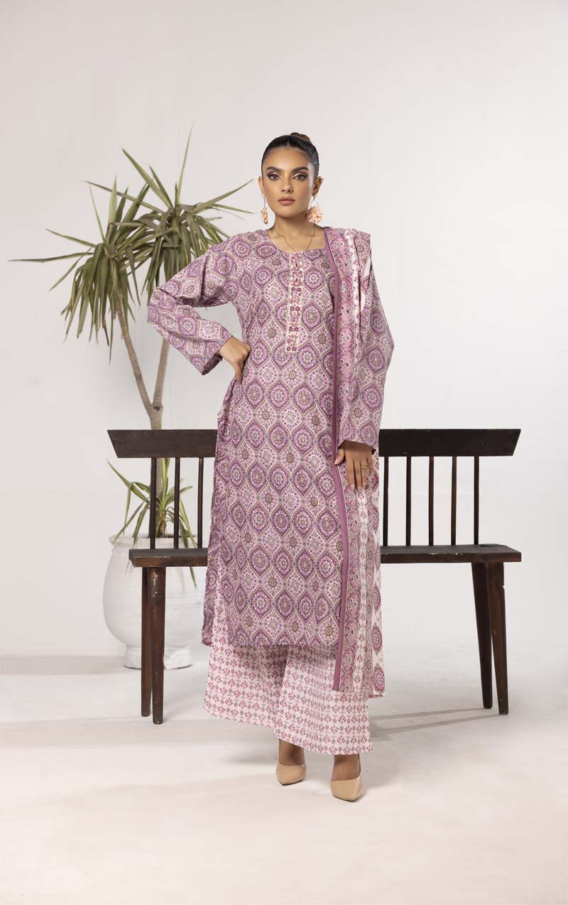 Sana Luxe 3 Piece Autumn Linen Outfit Lilac