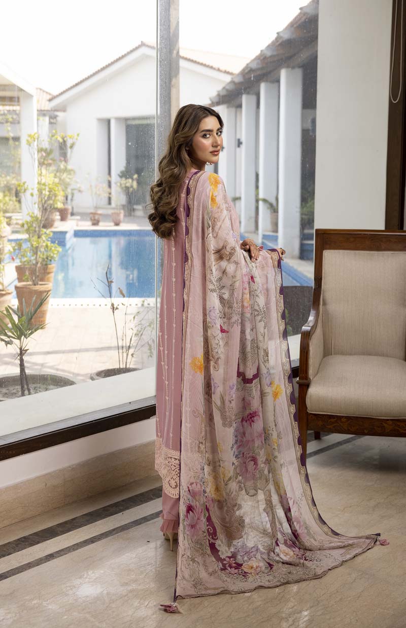 Ivana Luxury Pink Fully Embroidered Desi Eid Outfit SIG09