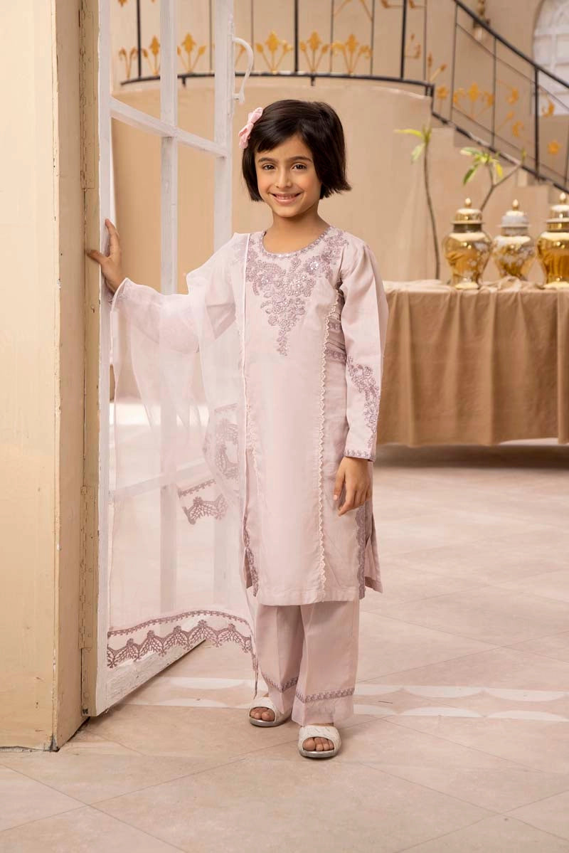 Nakhra Mummy & Me Girls Pastel Lilac Eid Outfit NKR06K