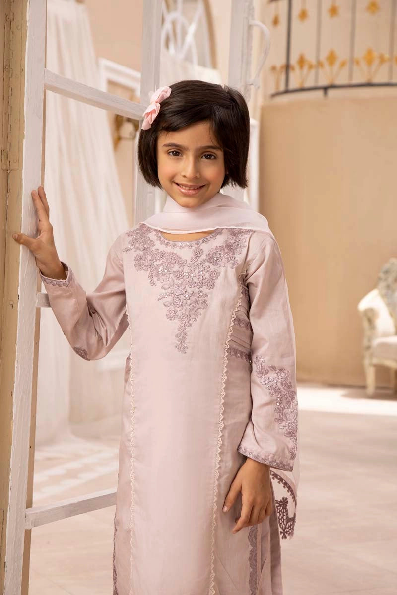 Nakhra Mummy & Me Girls Pastel Lilac Eid Outfit NKR06K