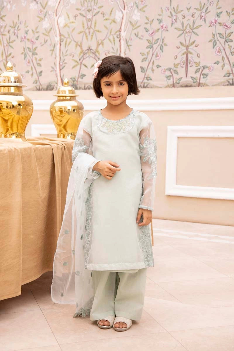 Nakhra Mummy & Me Girls Pastel Green Eid Outfit NKR01K