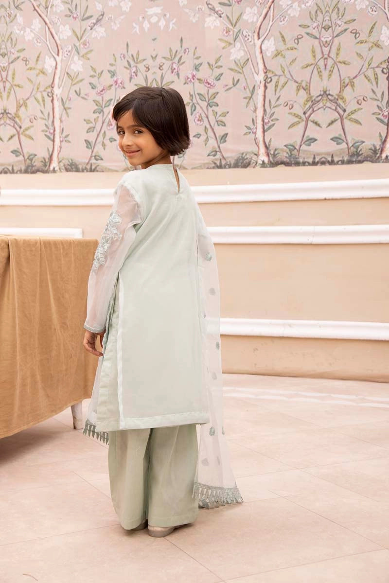 Nakhra Mummy & Me Girls Pastel Green Eid Outfit NKR01K