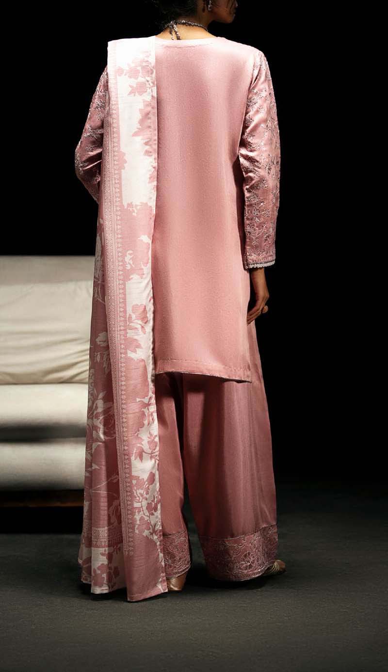 Boutique Eid Collection Blush Empress Embroidered Viscose Suit