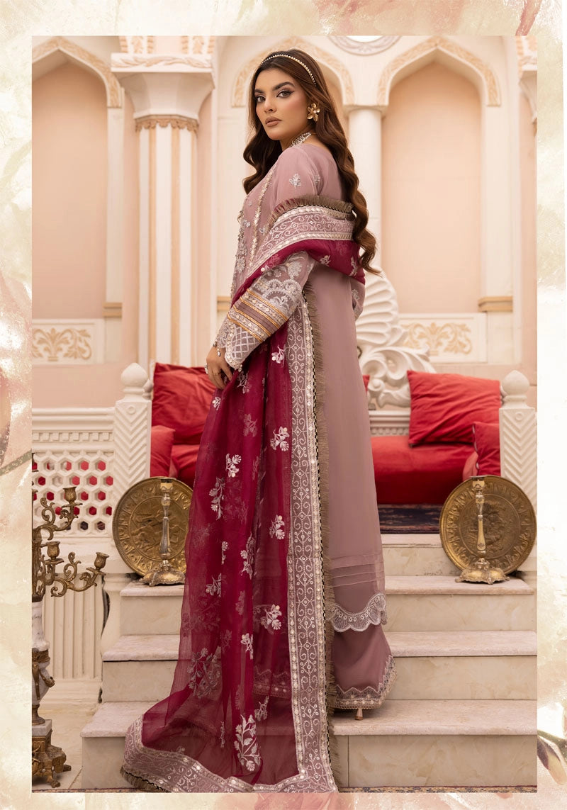 Imrozia Premium Inspired Embroidered 3 Piece Madhaniya Wedding Outfit