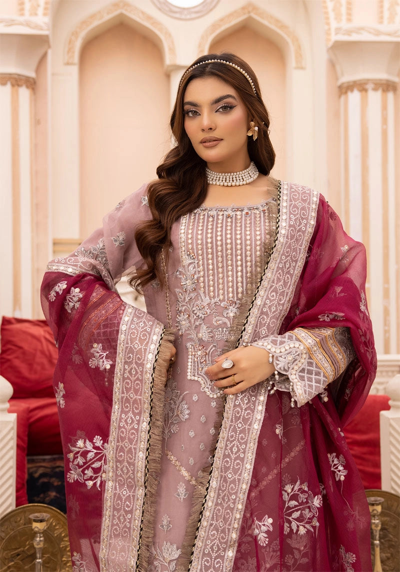 Imrozia Premium Inspired Embroidered 3 Piece Madhaniya Wedding Outfit