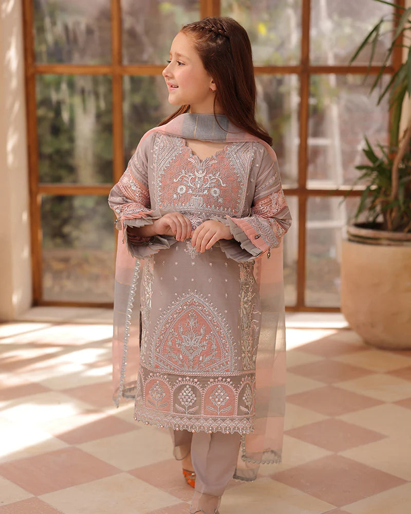 Ally's Mummy & Me Girls Embroidered Eid Outfit AL991K