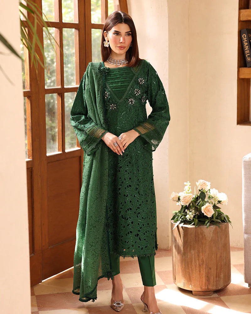 Ally's Mummy & Me Ladies Chikan Kari Embroidered Eid Outfit AL987