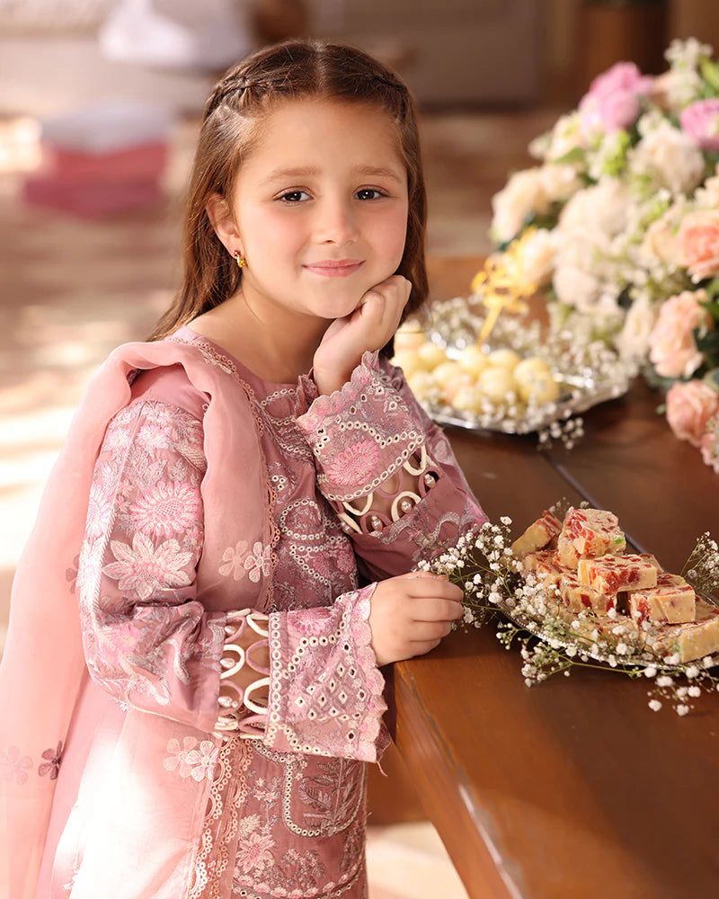 Ally's Mummy & Me Girls Sharara Embroidered Eid Outfit AL989K