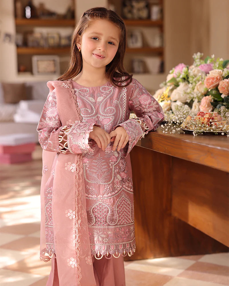 Ally's Mummy & Me Girls Sharara Embroidered Eid Outfit AL989K