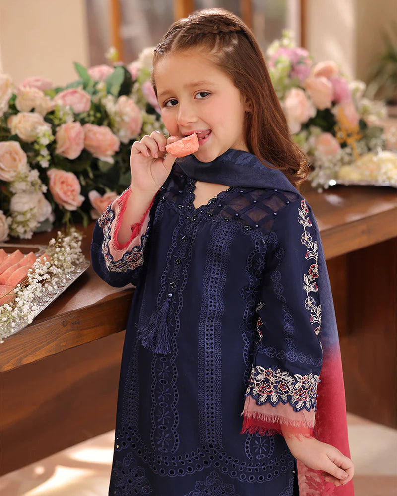 Ally's Mummy & Me Girls Sharara Embroidered Eid Outfit AL988K