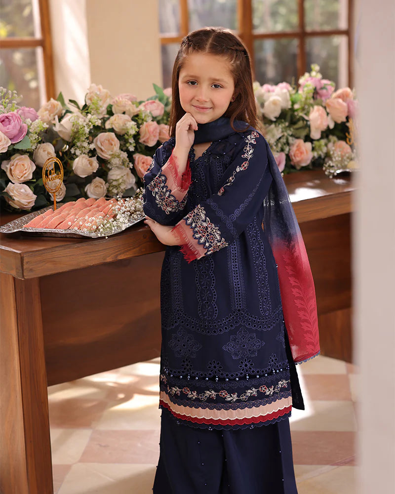 Ally's Mummy & Me Girls Sharara Embroidered Eid Outfit AL988K