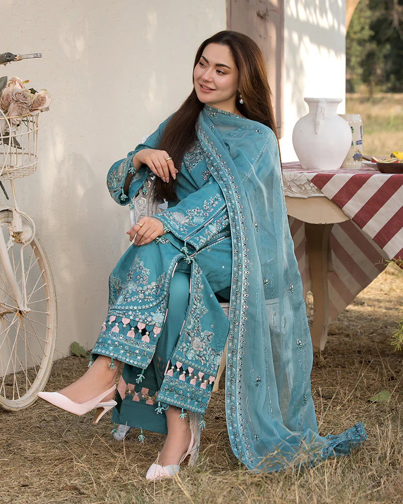 Janaan Premium Jacquard Eid Edit 3 Piece Outfit AL995