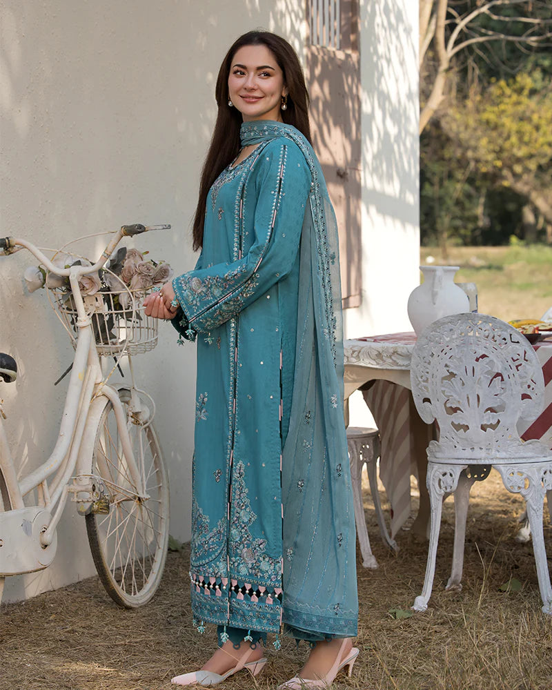 Janaan Premium Jacquard Eid Edit 3 Piece Outfit AL995