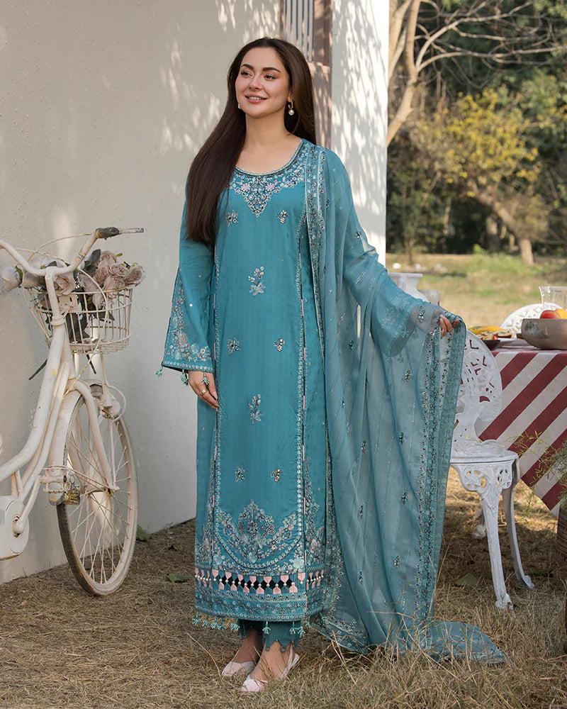 Janaan Premium Jacquard Eid Edit 3 Piece Outfit AL995