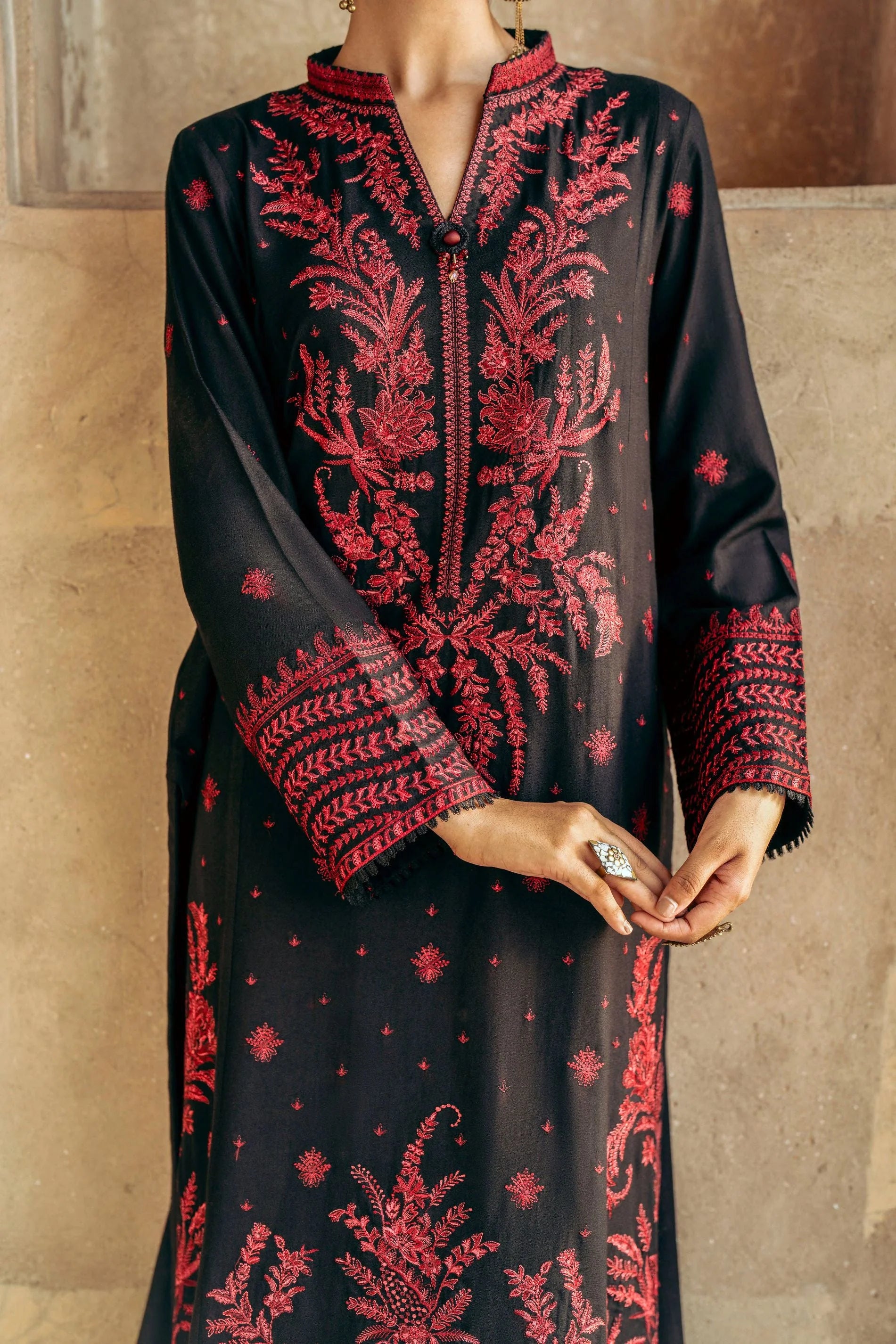 Dayaar-e-Mohabbat Dhanak Linen Suit with Digital Printed Shawl